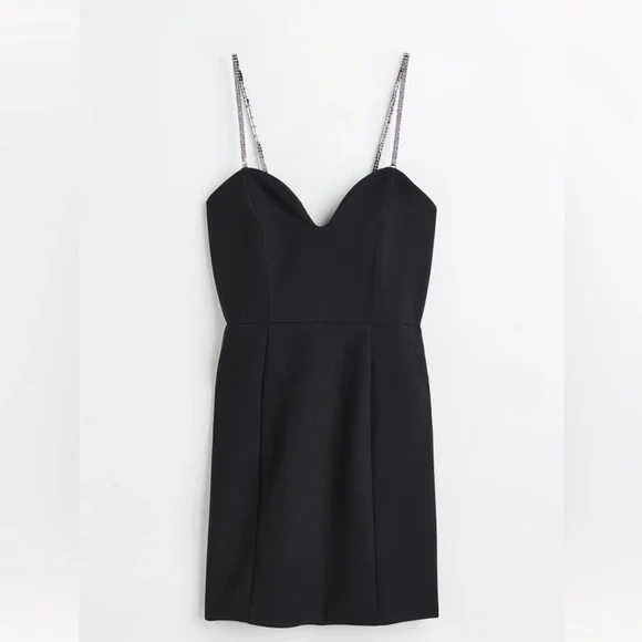 Rhinestone straps dress - Picture 5 of 8